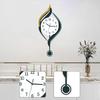 Analog Wall Clock with Arabic Numerals for Kitchen and Bathroom Decor