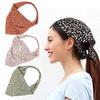Chiffon Floral Women Turban Hairband Straps Triangle Daisy Hair Bandana Hair Accessories Soft Head Kerchief Scarf for Women Girl