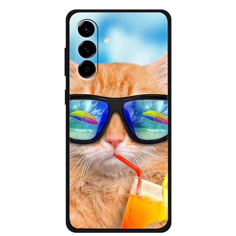 Чехол для Samsung Galaxy S25 FE 5G S25 FE Силиконовый Мягкий ТПУ Задняя крышка телефона Для Galaxy S25 FE 5G Мультяшный узор Ударопрочный чехол