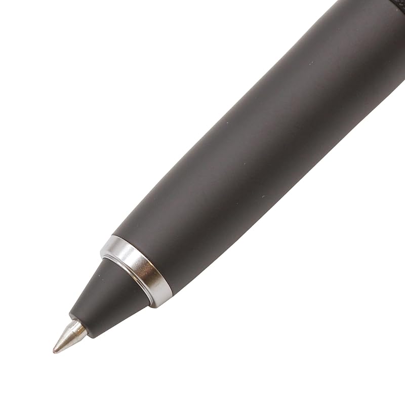Выдвижная трехцветная шариковая ручка Uni-ball Zent Signature Model, 0,5 мм, средний, черная