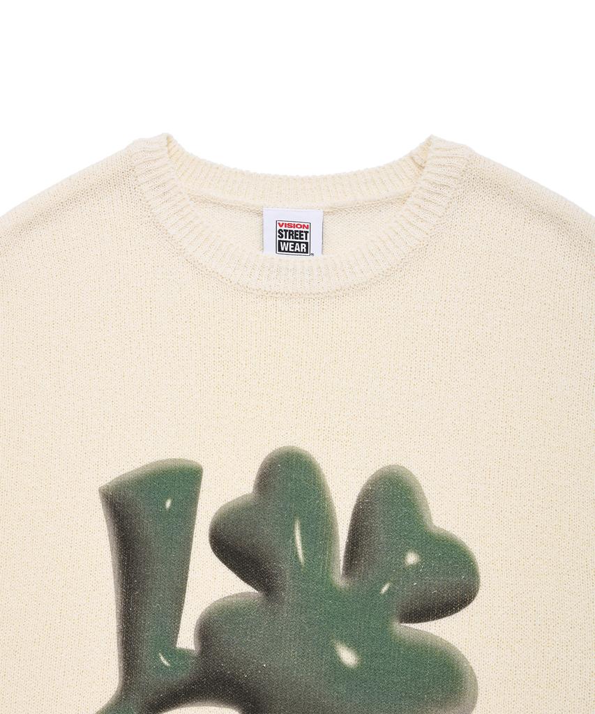 VISION STREETWEAR Vsw 3D Love Washable Knit Ivory