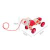 Cartoon Tractors Animals Toy Wooden Pull Toy Kids Intelligence Educational Toys Swinging Little Crocodile Selected Wood