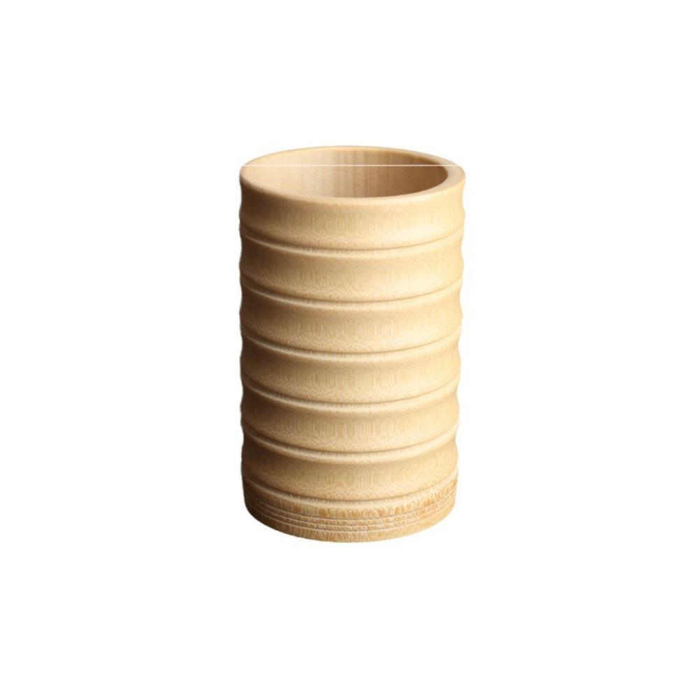 Classical Bamboo Pen Holder Chinese Style Bamboo Stick Tube Stationery Storage Tube  Office