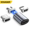 Essager Magnetic Micro USB Type C Adapter For iPhone Samsung Xiaomi Micro Female To USB C Male Cable Magnet Converter Connector