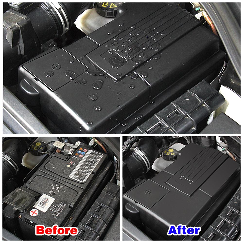 For Volkswagen VW T-ROC Troc 2017 2018 Car Engine Battery Protection Cap Positive Negative Dustproof Cover Rustproof