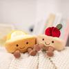 JC Strawberry Lemon Tower Plush Toy New Gourmet Plush Doll Ornament Tian Pin Series Soothing Doll Girls