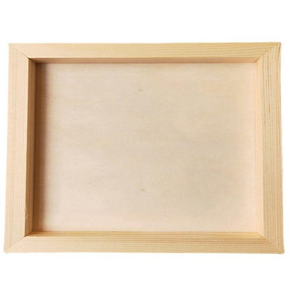 Art Puzzle Holder DIY Blank Clay Frames Painting Drawing Photo Picture Frame Decoration