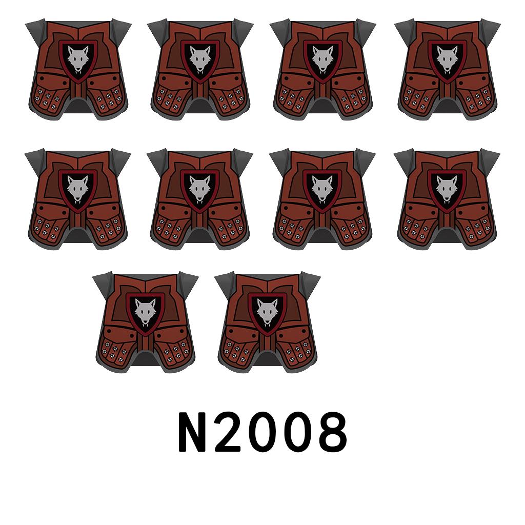 Средневековый военный замок, рыцарские доспехи, строительные блоки, наплечники, аксессуары для доспехов, Красный Лев, Черный Орел, оружие, конструктор, игрушки.