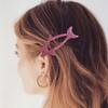 Colorful Snap Clip Girls Kid Hairpins Glitter Metal Hair Clip Dolphin with Glitter Handmade Hairpins Snap Hairpins