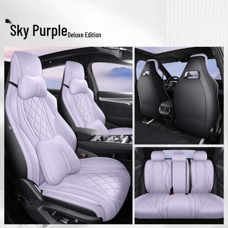 BYD Sea Lion Universal Car Seat Cushion - New Model, Full Leather, All-Season