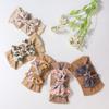 New Jacquard Bow Five-Color Coffee Headband, Children's Soft Elastic Headgear, Baby Headband