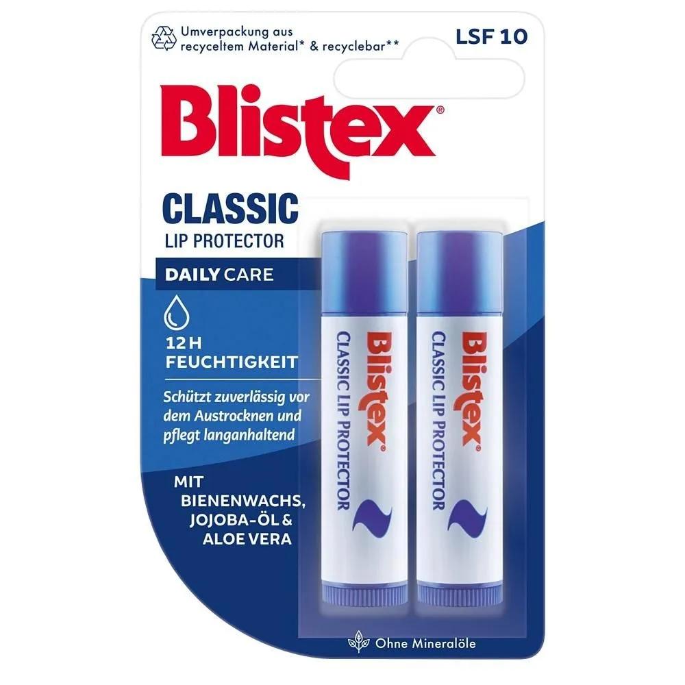 Blistex 10 Classic Lip Balm 4.25g, 2-pack, 4-pack Blistex Classic Twin Pack 10, 8.5g