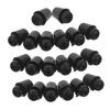Vaguelly 20pcs Shock Absorbing Rubber Bridge Piers Stop Door Slam Stopper Car Door Bumper