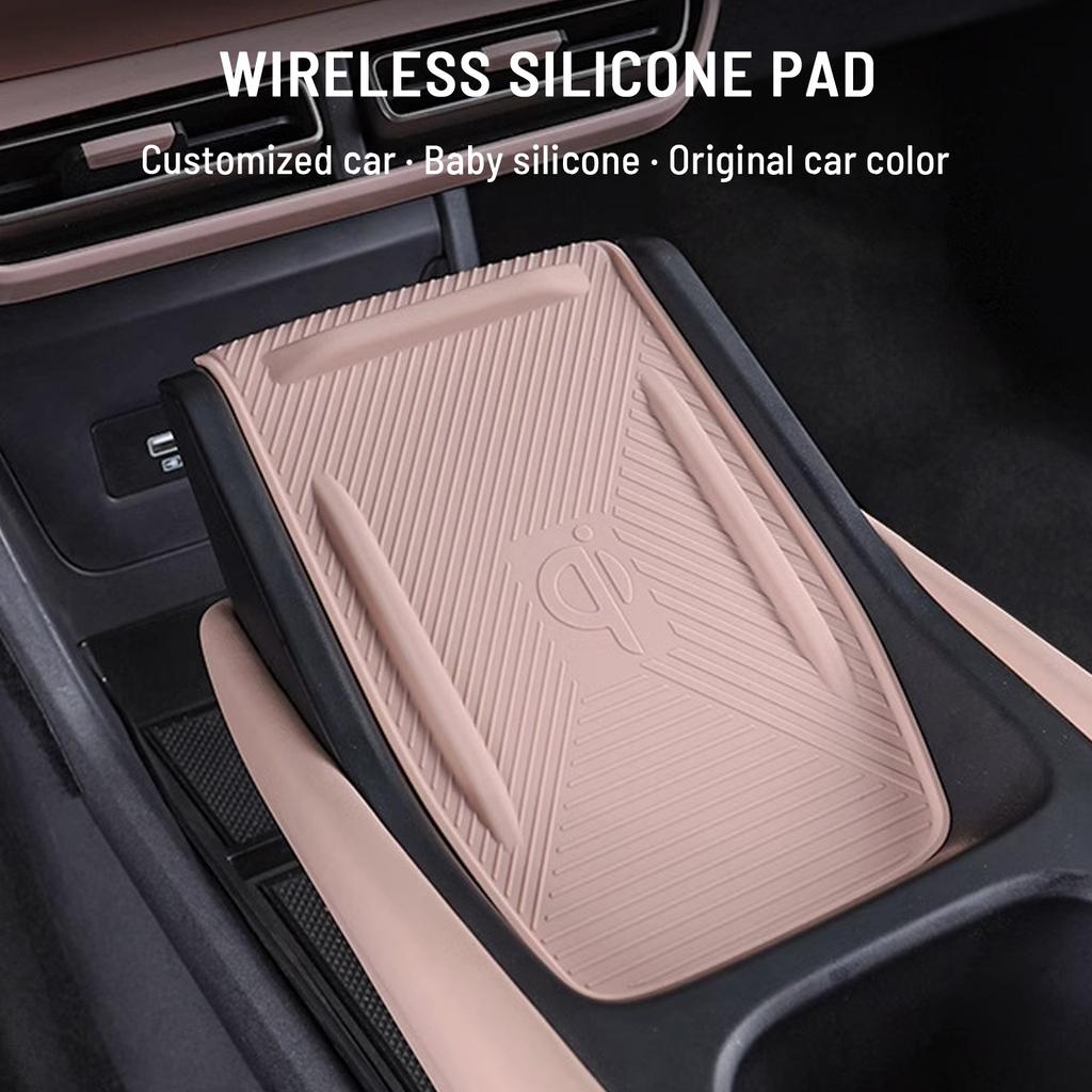 Беспроводная зарядка противоскользящая накладка для BYD Seagull моющаяся силиконовая защитная накладка на центральную консоль аксессуары для салона автомобиля