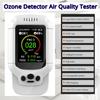 5В PM2.5/ 1.0 / 10 O3 TVOC Тестер качества воздуха USB Прибор 2.8 ЖК-экран Углекислый газ Формальдегид Пыль Дымка Метр Детектор озона 155 x 87 x 35мм
