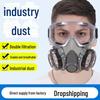 Breathable Dust Mask for Grinding, Anti-Industrial Dust & Coal Mine Protection - Model 6200