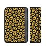2Pcspair Sunflower Shoulder Guard Diving Material With Shoulder Protector Car Seat Belt Printed Sunflower Shoulder Protector