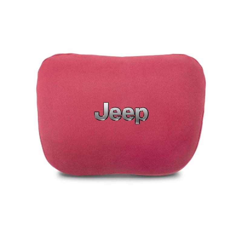 Car Headrest Cover Auto Seat Cover Head Neck Rest Pillow For Jeep Grand Cherokee Wrangler JK Gladiator Compass Renegade Patriot AKT1