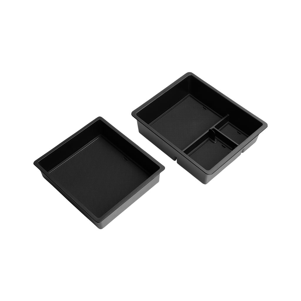 LUCKEASY for Chevy Silverado EV GMC Sierra EV 2024 2025 Car Central Console Armrest Storage Box Organizer Interior Accessories