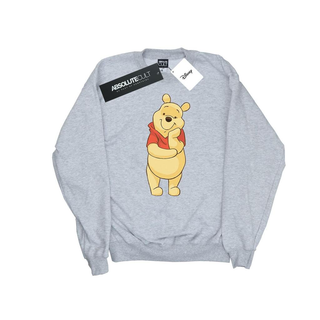 Disney Mens Winnie The Pooh Cute Sweatshirt
