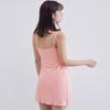 Elegant Women Tank Top Cami Mini Short Dress With Adjustable Spaghetti Straps