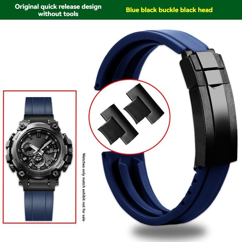 Для Высококачественные часы G-SHOCK Casio серии MTG-B3000 спортивные водонепроницаемые силиконовые часы с выступающей металлической головкой складная застежка