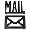 Portable Sturdy Iron Mail Holder for Desk Organization with Thick Sections and Modern Elegant Look Home Organization