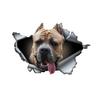 Cute Car Stickers for Dogs Hidden In Holes, Waterproof Irregularly Shaped Car Decoration Decals