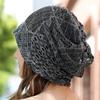Hollow Out Pile Pile Women's Thin Head Hat Breathable and Fashionable Lace Headscarf for Spring and Summer