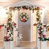 12pcs Bowknot Pendant Xmas Tree Ornaments Mini Christmas Decorations Christmas Bow  Home Decoration