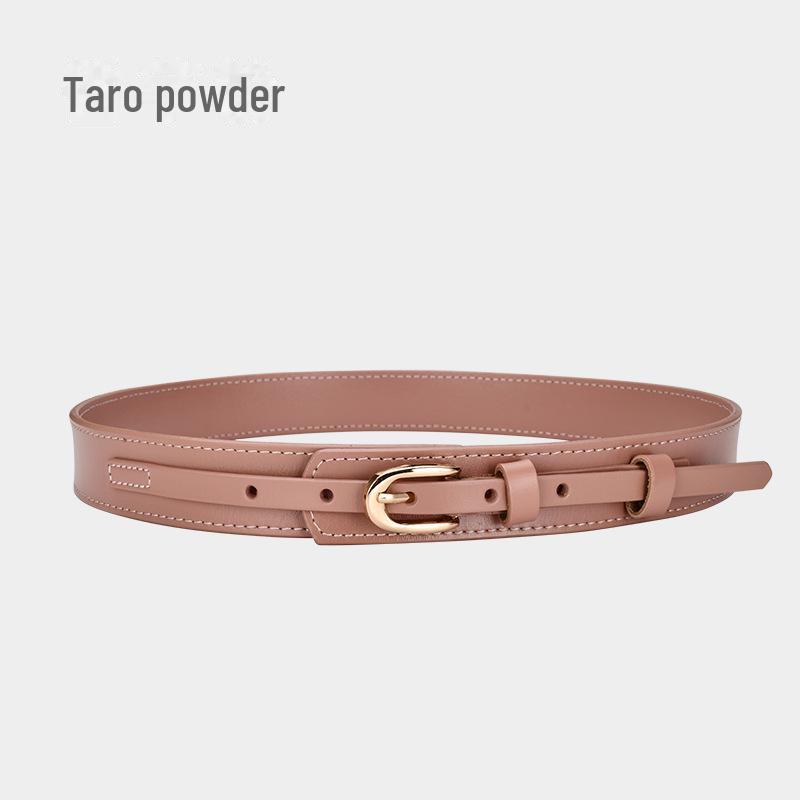 Женский ремень из натуральной кожи в стиле ретро для юбок и брюк