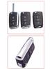 Compatible Shell for Volkswagen T-Roc, Tiguan, Lavida Plus, Skoda Folding Remote Key HU162T (3-Button)