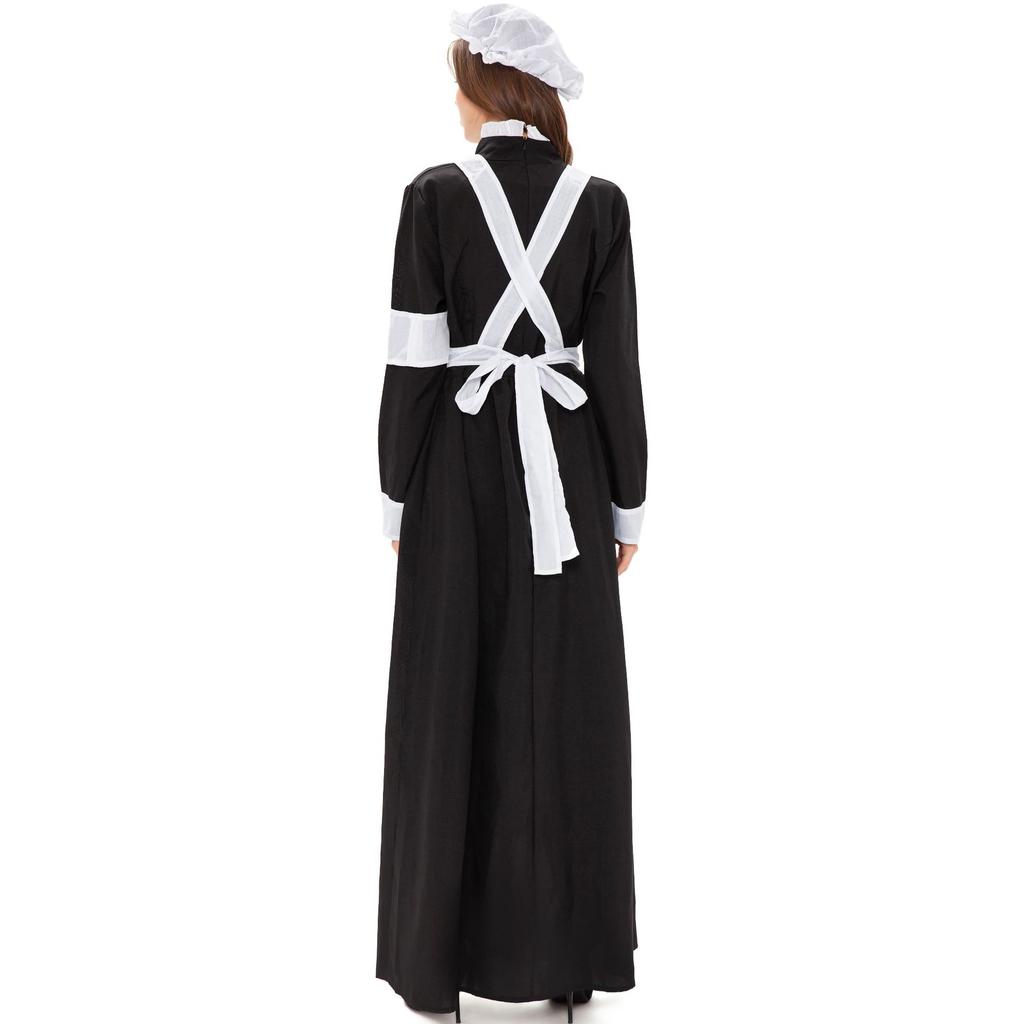 Платье Лолиты, Костюм на Хэллоуин, Мягкое платье горничной, Аниме платье горничной медсестры, Комплект униформы