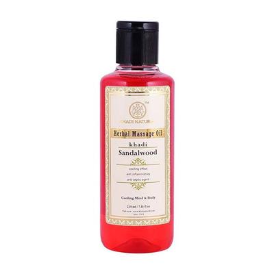 Натуральное массажное масло с Сандаловым деревом (210 мл), Sandalwood Herbal Massage Oil,