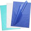 30pcs 19.7x13.8 Inch Paper Towels, Used for Gift Bags, Sequined Blue Gift Packaging Paper Towels In Bulk, Shiny Art Paper Towels for Birthday Parties