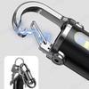 mini powerful LED flashlight Keyring Torch multifunctional mini flashlight Rechargeable Key Ring Torch for Outdoor Camping