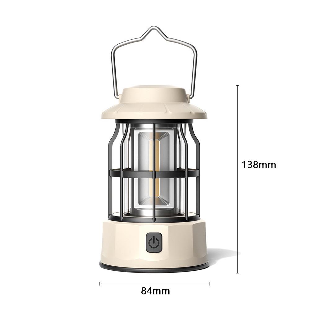 Rechargeable Retro Camping Light: Outdoor Hanging, Handheld Tent Illumination