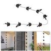 Bird Rain Chains for Gutters Cup Chain Rainwater Diverter Outside Replacement Downspouts 240cm