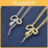 Elegant Multilayer Snake Pendant Necklace For Unisex Fashion With Stunning Gold And Silver Finishes