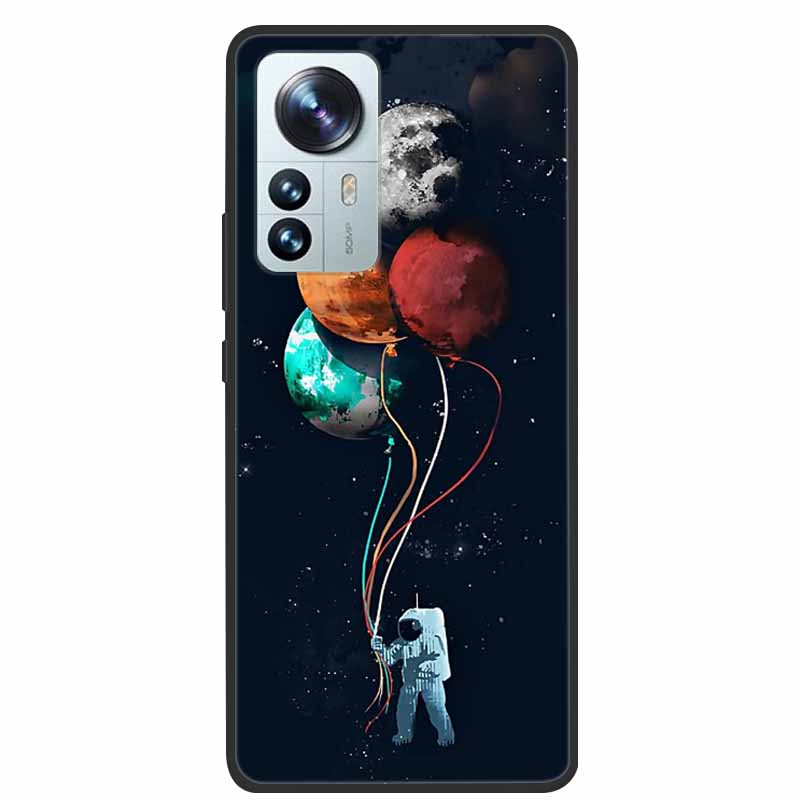Чехол для телефона Xiaomi 12T Pro Чехол-крышка Лев Волк Черный Мягкий Силиконовый Чехол Для Xiaomi 12T Pro Задняя Крышка Чехол 12 T 12TPro Funda Capa
