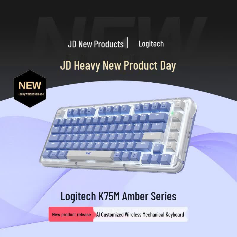 Logitech ALTO KEYS K75M AI Custom Wireless Mechanical Keyboard