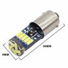 10 шт. Светодиодные лампы Ba9s T4W T2W T3W Белые 4014 15-SMD T11 H6W Автомобильные светодиодные лампы для внутреннего освещения, чтения, двери, багажника, габаритные огни 12 В