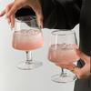 Trendy Glass Soda Water Bubble Cup - Brandy Glass for Iced Coffee and Drinks