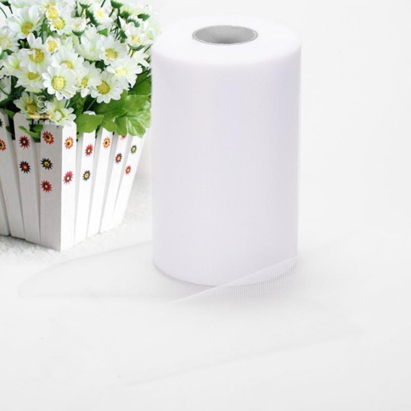 Прозрачный тюль в рулоне для украшения платья на свадьбу, день рождения, 15 см * 100 лет