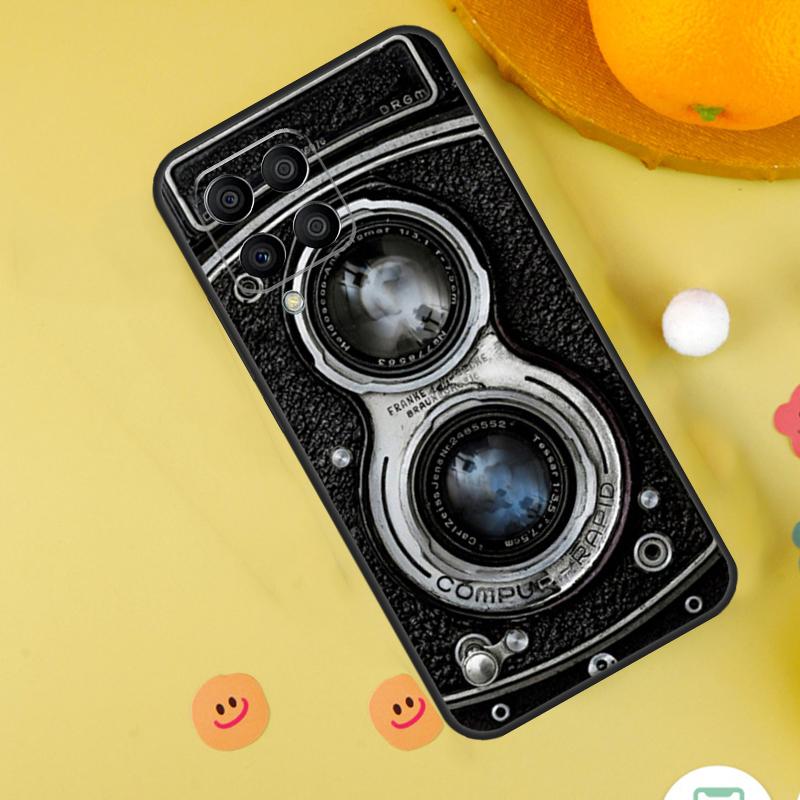 Ретро-камера Винтажный чехол Для Samsung Galaxy M20 M35 M55 M15 M32 M16 M36 M56 M54 M23 M52 M34 M14 M11 M31 M13 M53