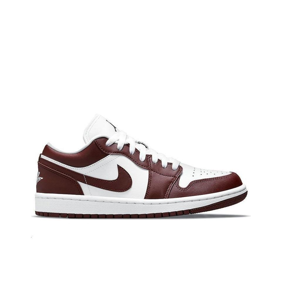 Женские кроссовки Air Jordan 1 Low Bronze Eclipse коричнево-белые DC0774-116