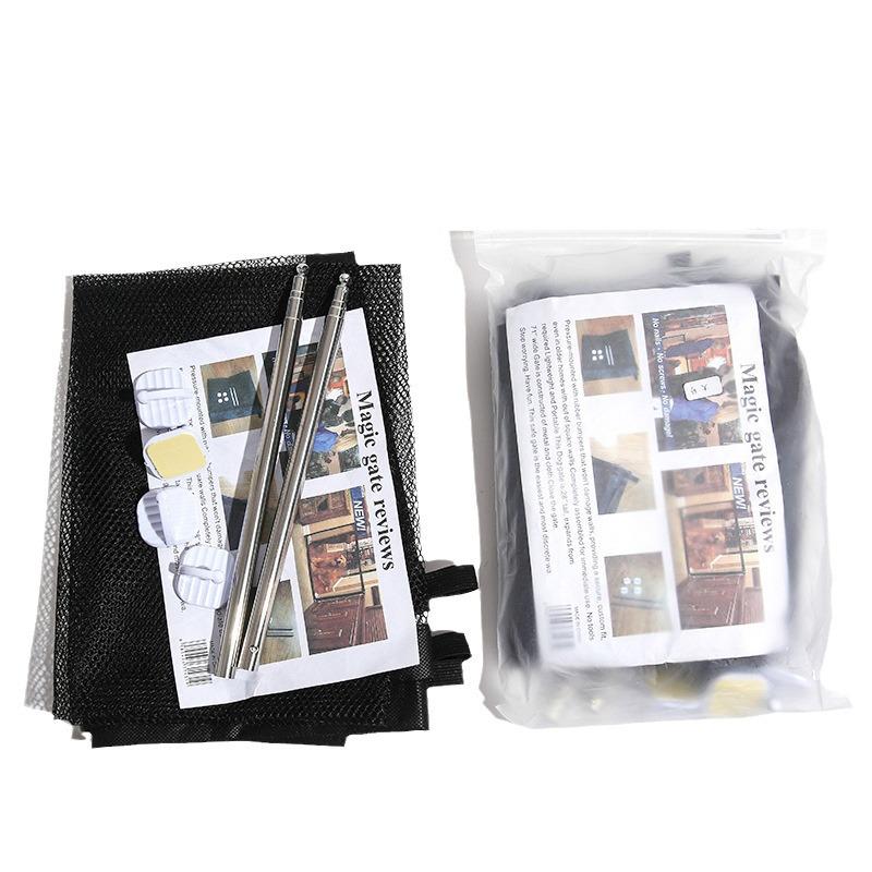 Портативный сетчатый барьер для питомцев: Внутренние ворота для собак и кошек, Изолирующий забор против побега