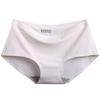 Women Panties Seamless Mid Waist High Elasticity Solid Color Anti-septic Soft Breathable Quick Dry Ice SIlk Comfortable No Constraint Lady Underpants