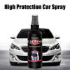 Автомобильный нано-спрей с высокой степенью защиты и быстрым покрытием с полотенцем. Экологичный ультра-гидрофобный эффективный спрей для ремонта царапин на автомобиле.