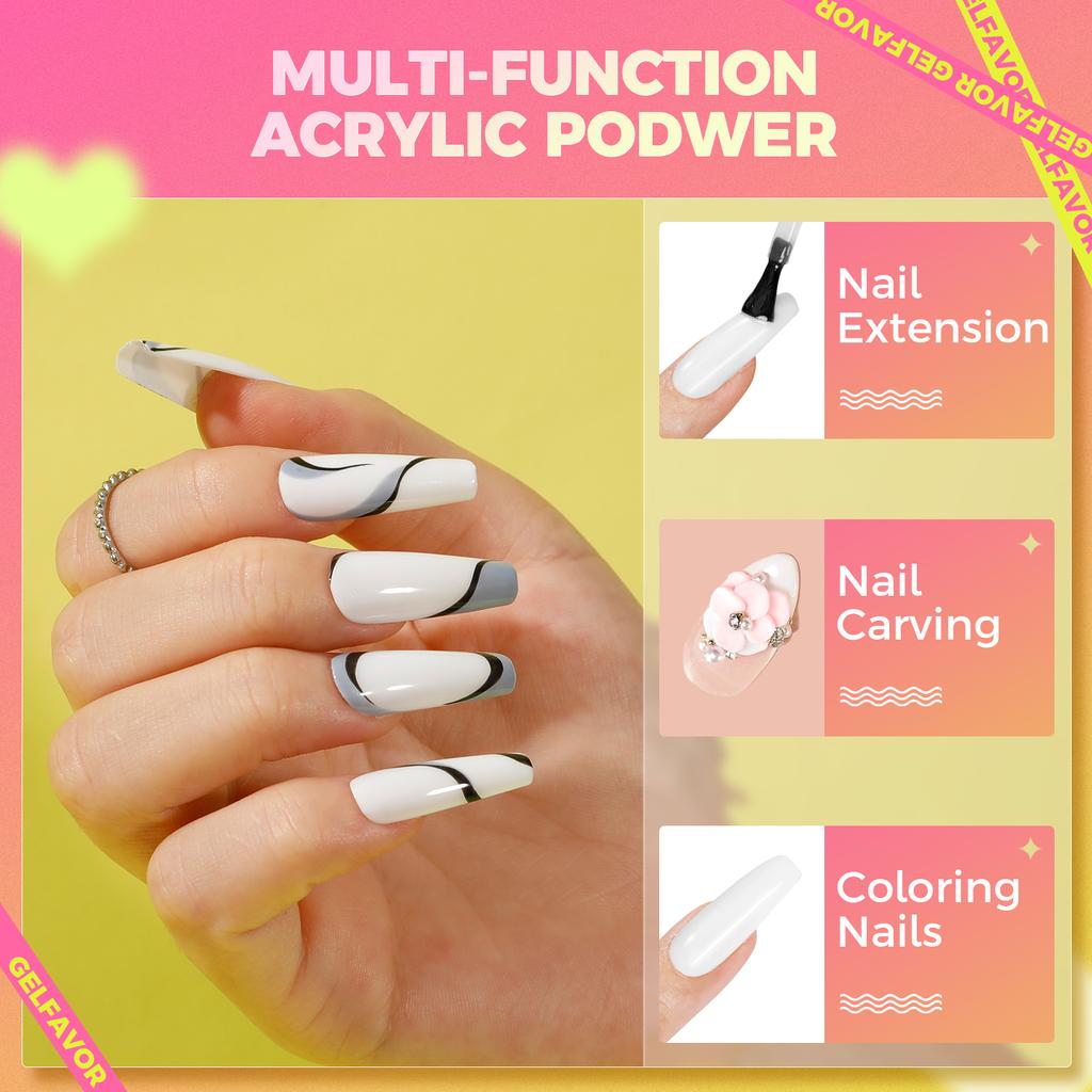 Gelfavor 30 г порошок для окунания, акриловый опал, наращивание ногтей, наращивание кончиков ногтей, сушка на воздухе, маникюр, украшения для дизайна ногтей